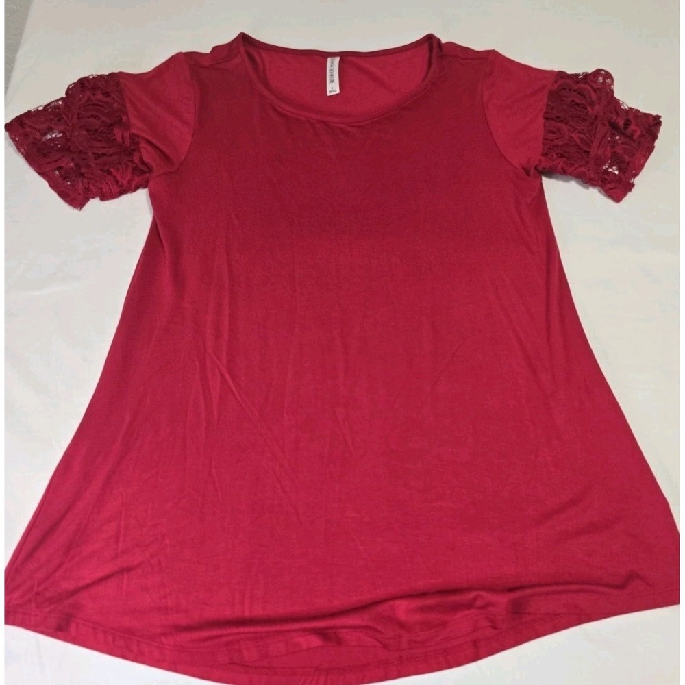 Zenana Signature Women's Large Red Blouse